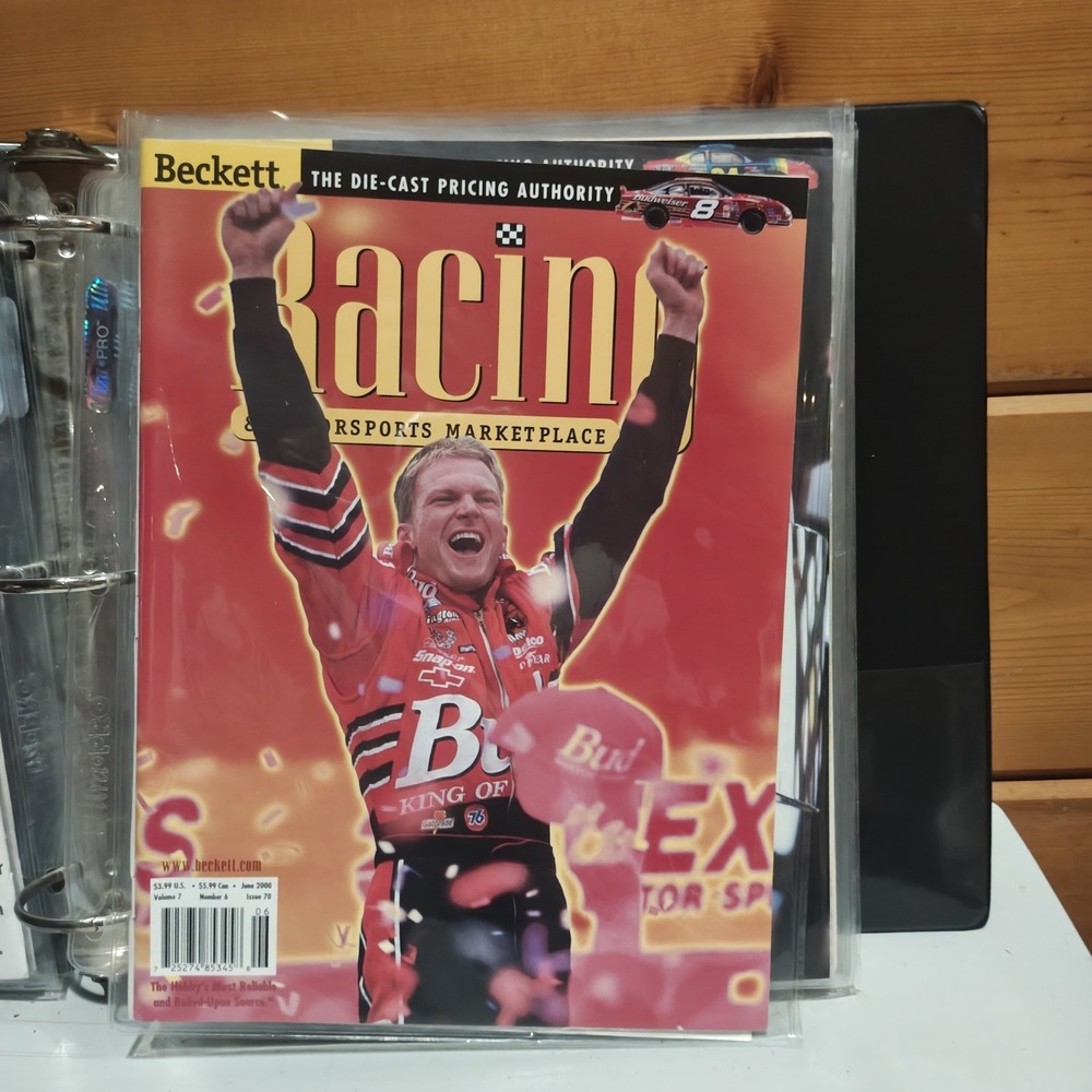 Vintage Beckett Racing Magazine June 2000 Near Mint Protective Sleeved